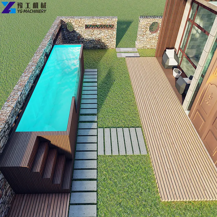 Bazin de containere maritime mici